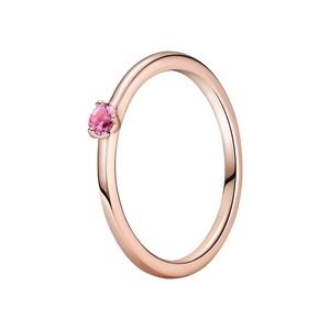 [정품케이스포함] 판도라 핑크 솔리테어 로즈 반지 189259C03