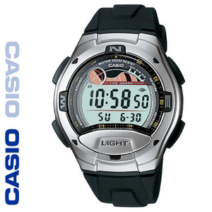 CASIO 카시오 W-753-1A 우레탄밴드 디지털 빈티지 전자시계